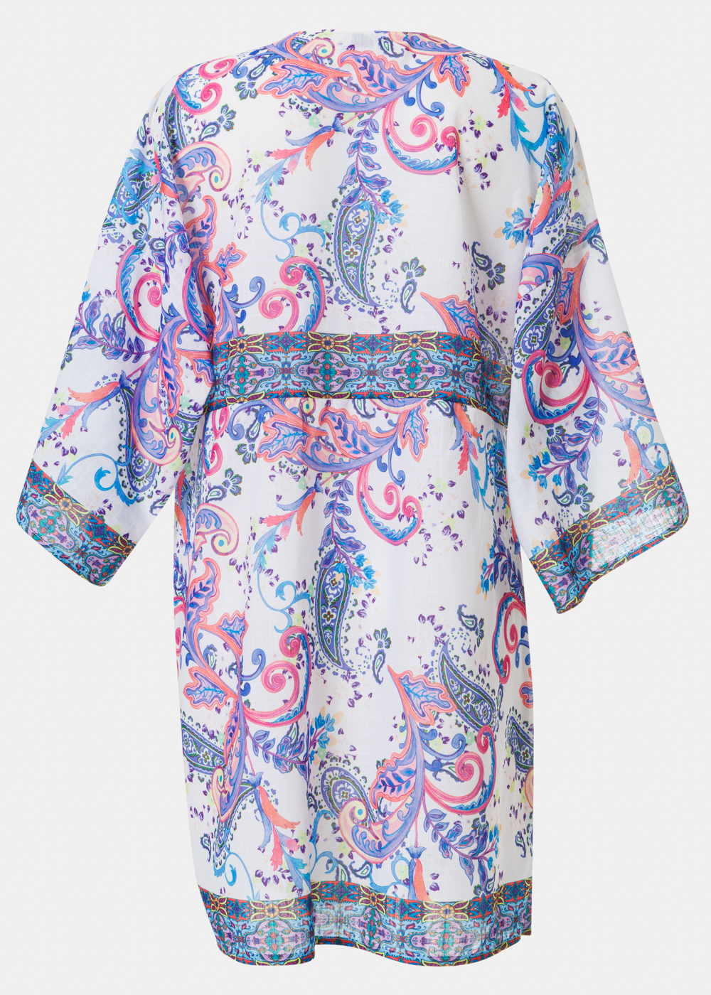 Purple Mini Paisley Dress